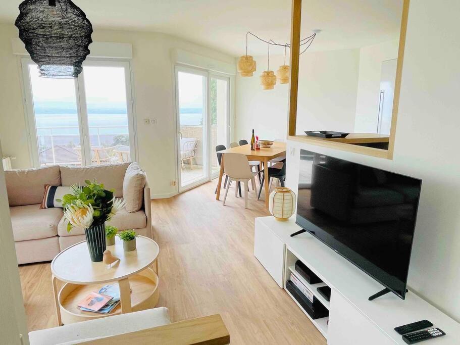 Magnifique Appart Renove Evian Duplex Vue Lac 8 Pers Extérieur photo